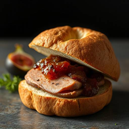 Image of Antoine Dubois's signature dish: Foie Gras Torchon with Fig Chutney and Toasted Brioche
