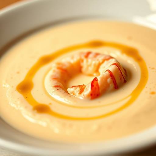 Lobster Bisque with Truffle Oil