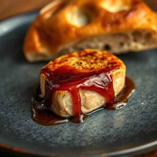 Seared Foie Gras with Fig Jam and Brioche